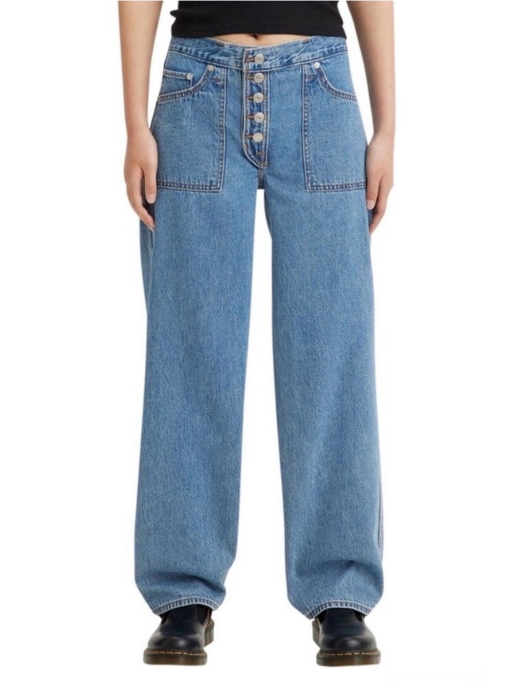 EUC Levi’s Vintage reversible baggy dad jeans size 30